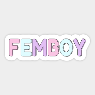 Femboy Sticker